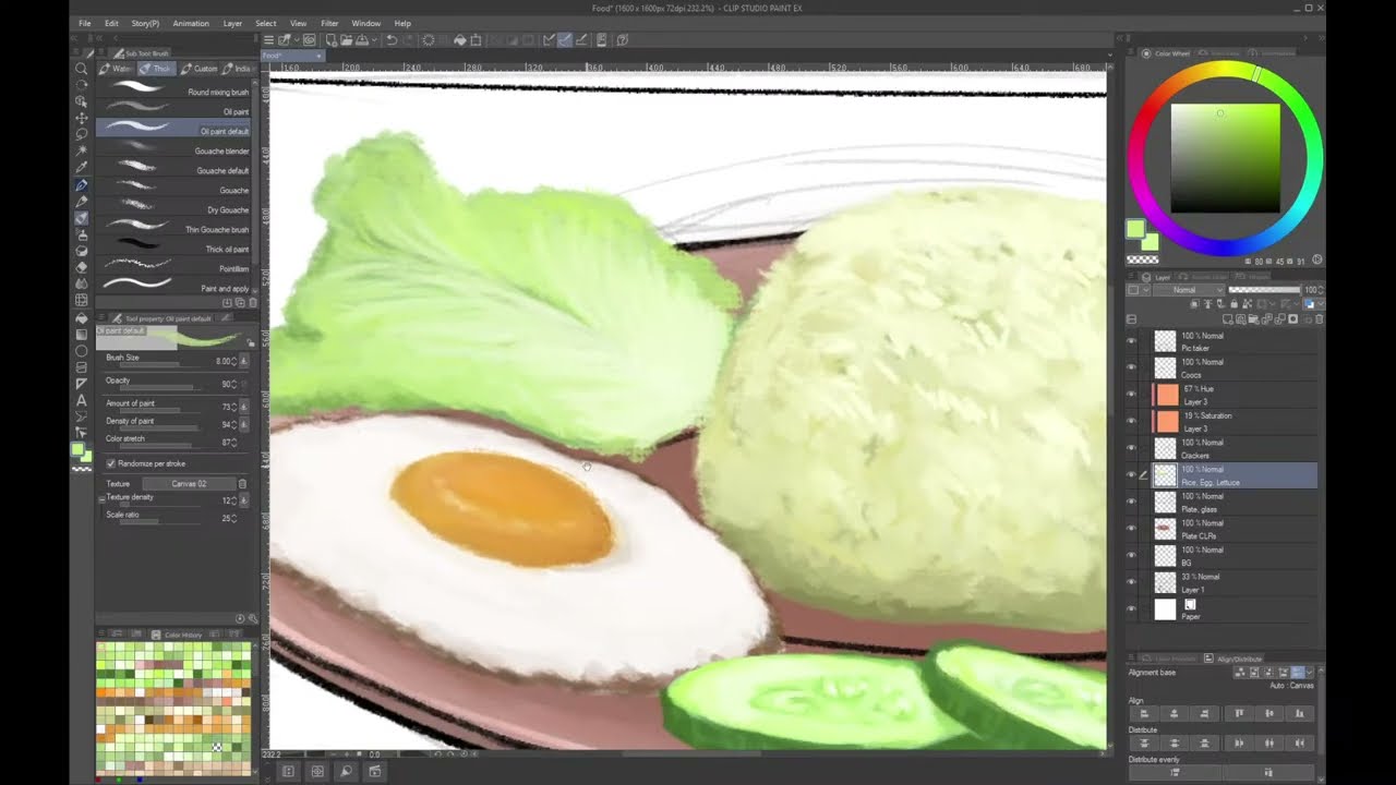 [ENG] Drawing edible food pt.2 | Live Art Session