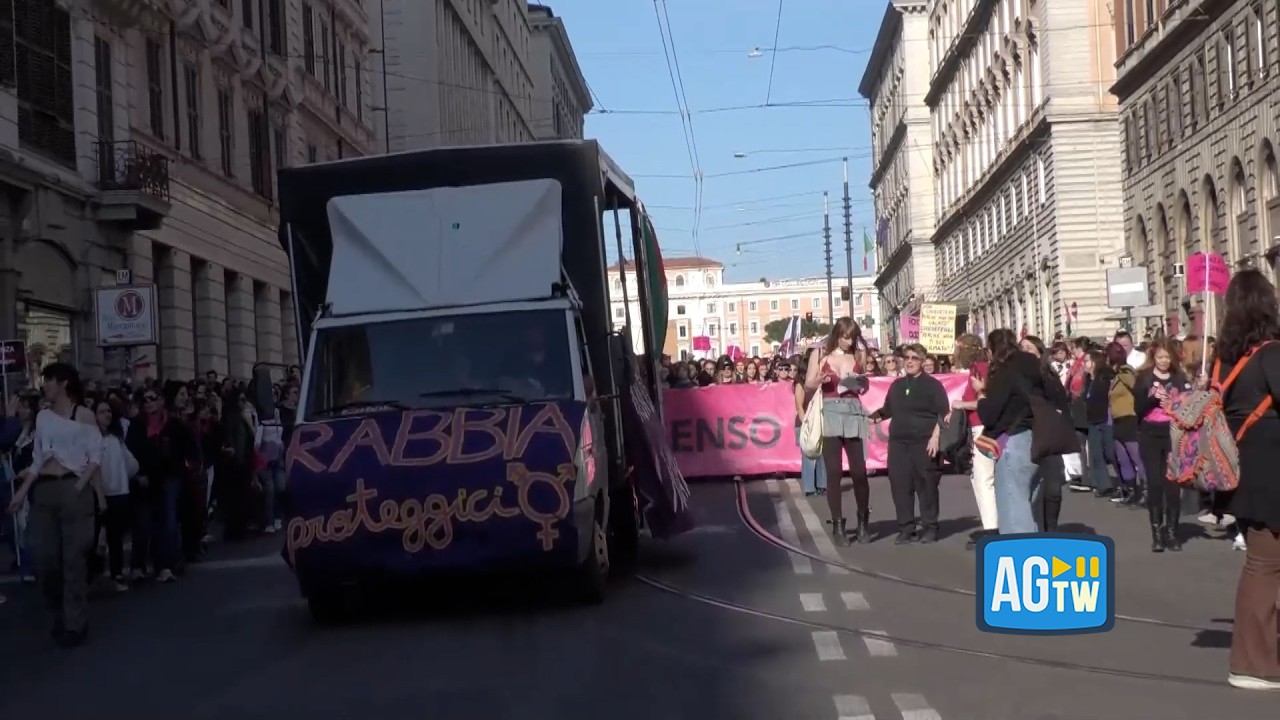 Violenza sessuale, migliaia in corteo a Roma contro il Ddl Bongiorno