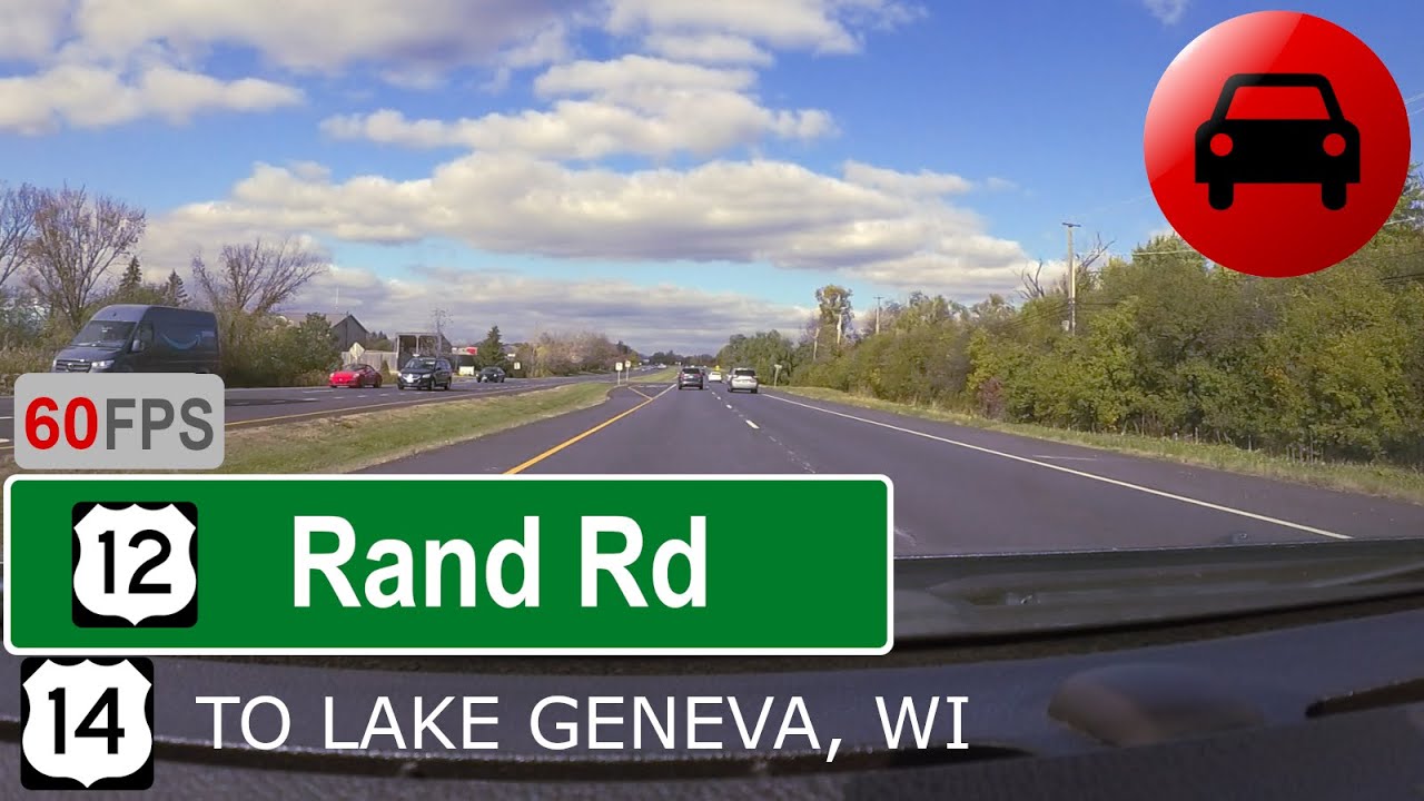 US Rte 12 (Rand Rd) WB, Des Plaines, IL (Dempster St) to Lake Geneva, WI (WI Hwy 50) | VirtualRoad