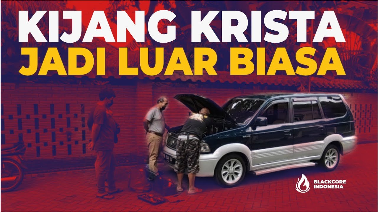 Kijang Krista Diesel pertama di dunia yang pasang blackcore katalis + tunning