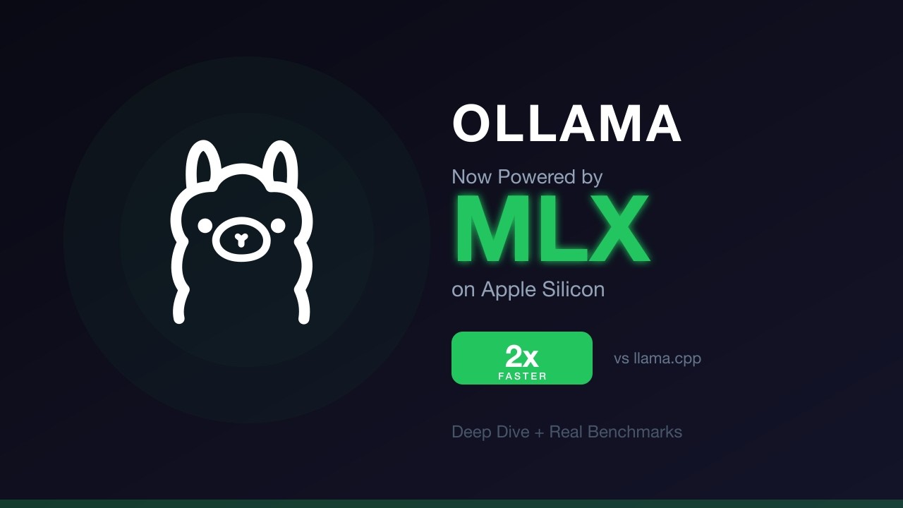 Ollama перешла на Apple MLX &mdash; вот почему всё работает быстрее.