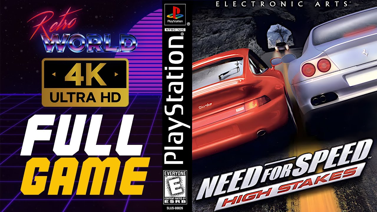 Need For Speed IV: High Stakes (PS1) | 100% Longplay | No Commentary 4K