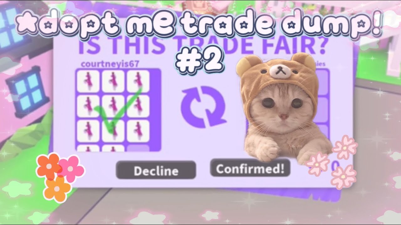ADOPT ME TRADE DUMP!! #2 // Doing some big wins! #adoptme 🌺