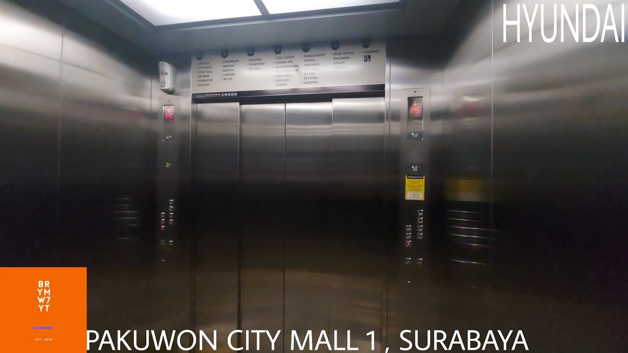 HYUNDAI  TRACTION ELEVATOR , PAKUWON CITY MALL 1 , SURABAYA