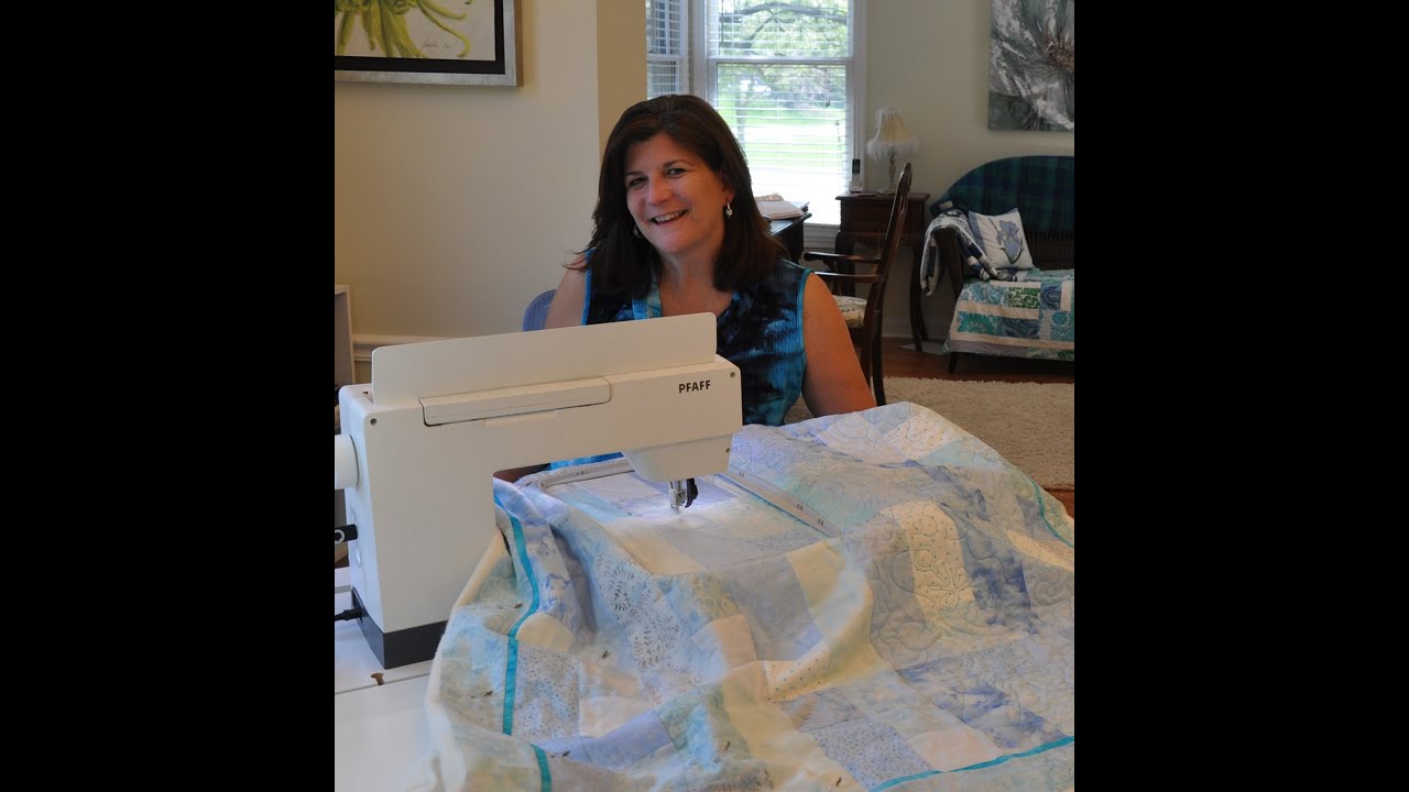 Edge to Edge Quilting with Embroidery Machine