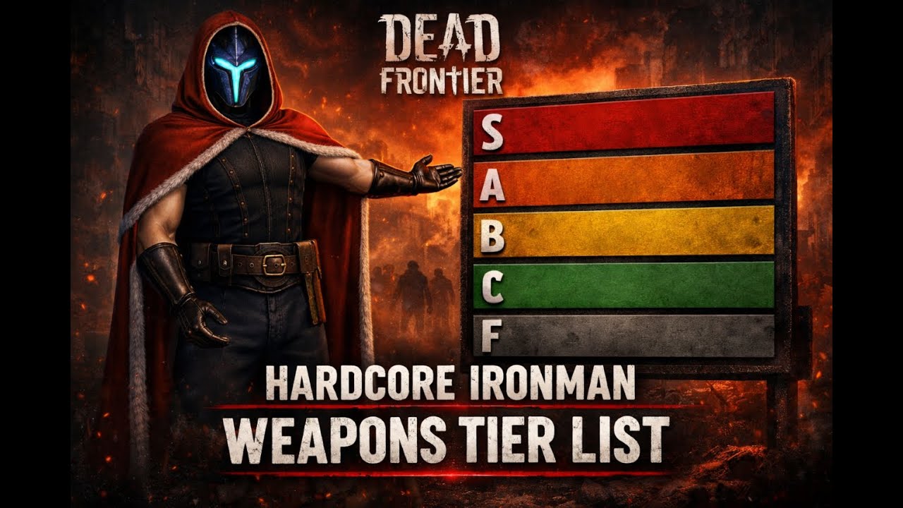 Dead Frontier - S to F Tier - Hardcore Ironman Tier List