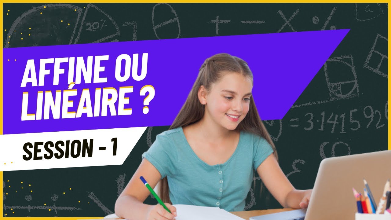 Fonction Linéaire, Affine ou Constante - 3e Secondaire