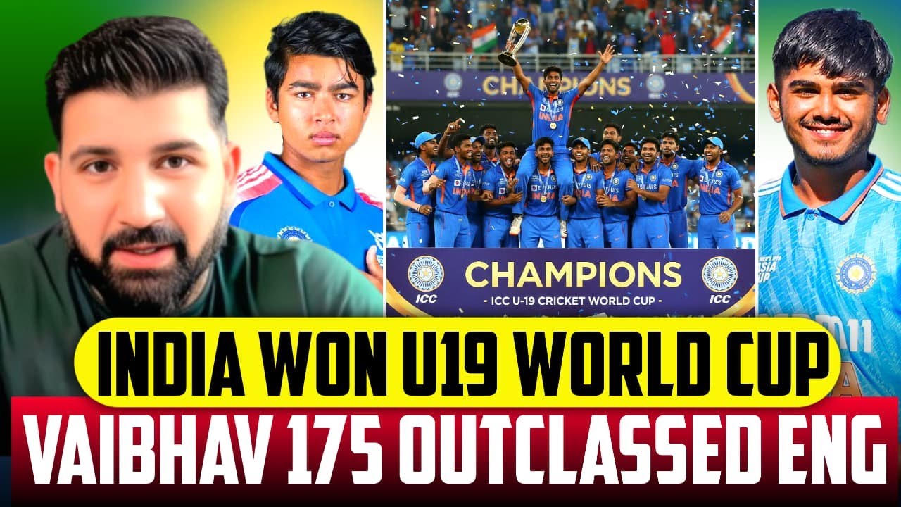 INDIA win U!9 World Cup, Vaibah Suryavanshi star with 175 runs