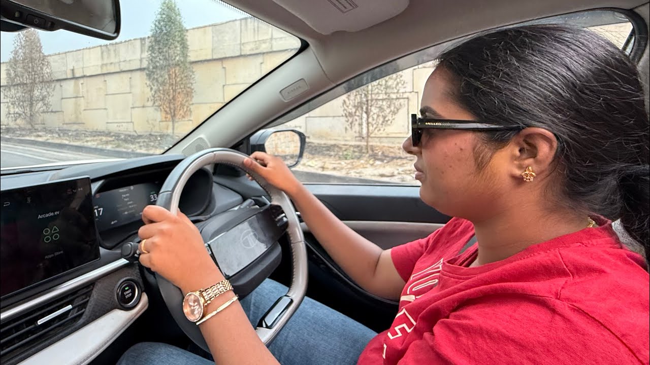 Soundarya ne 180 KM drive ki… ab driving level upgrade ho gaya 😎