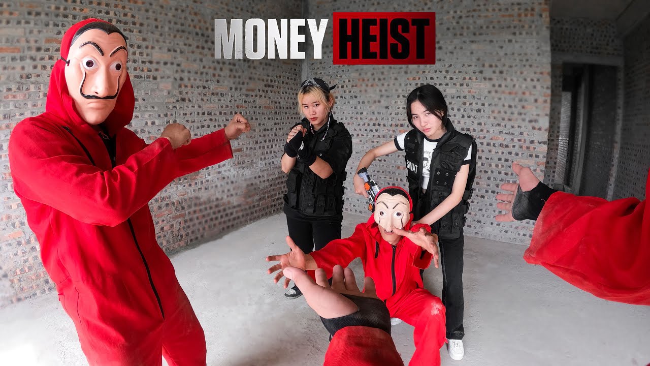 MONEY HEIST VS POLICE 4 (Epic Parkour Chase POV)