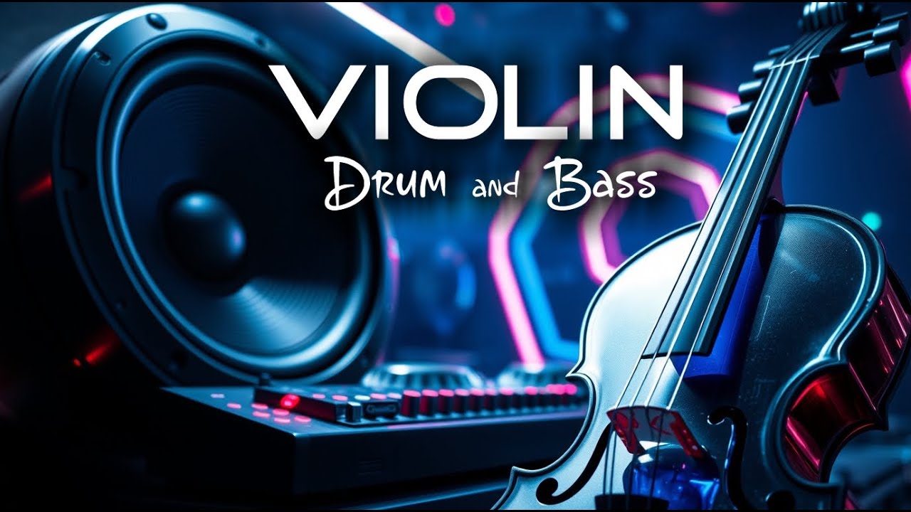 CRAZY VIOLIN DRUM & BASS - Instrumental EDM Music & Energy boost - while Working/Gaming (Full Album)