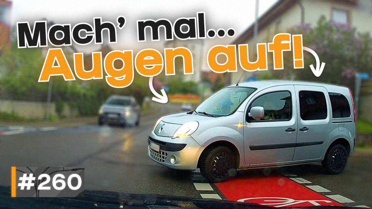 Heftiger Motorradunfall, lächerlicher Radfahrer und verwirrter Opi! | #GERMAN #DASHCAM | #260