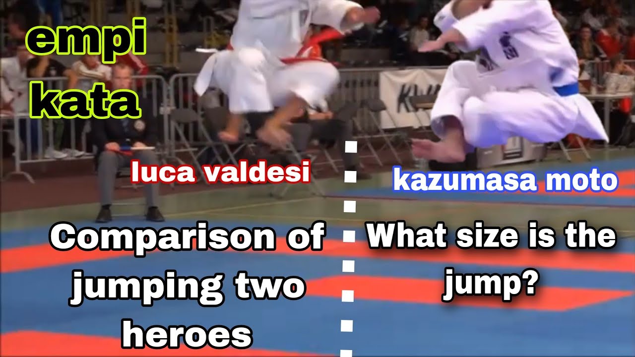 Comparison of Luca Valdesi and Kazumasa Moto's unique empi kata #kata #shotokankaratedo