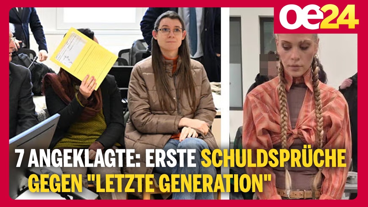 7 Angeklagte: Erste Schuldsprüche gegen 
