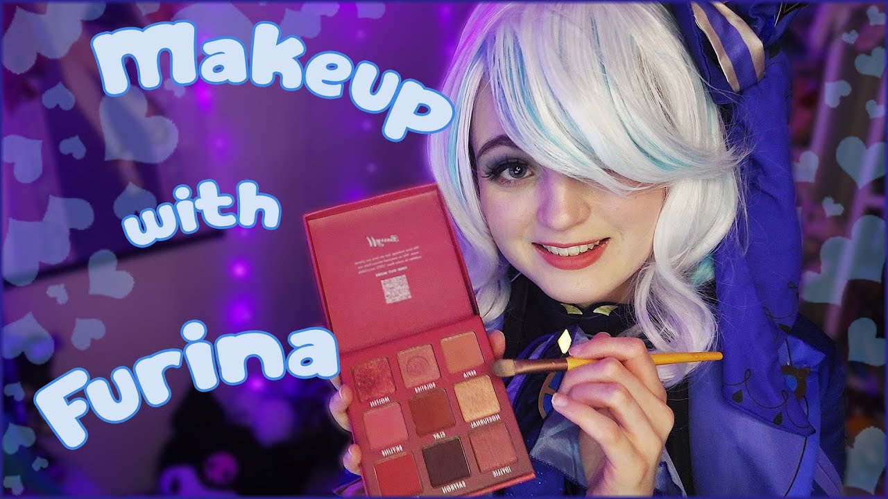 【ASMR】 Friendly girl does ur makeup for theatre class! (personal attention) ┃ Furina Genshin Impact