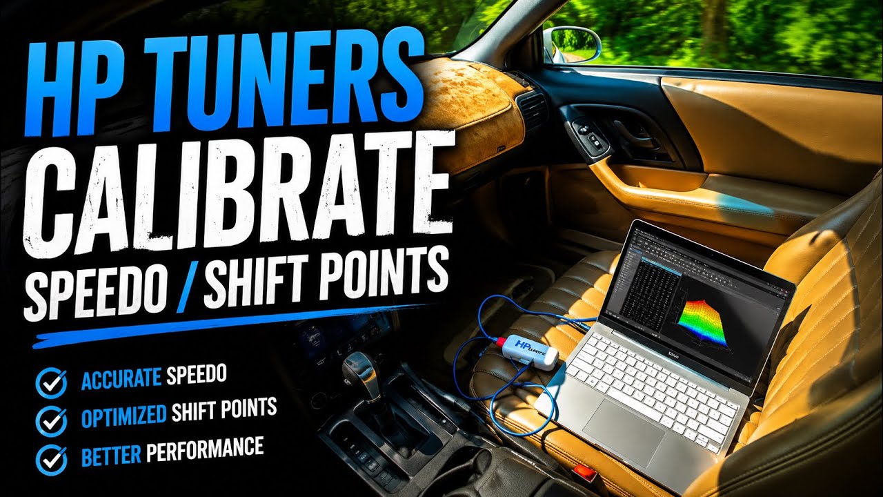 HP Tuners - How to calibrate the speedo and shift points using HP Tuners after a gear change.