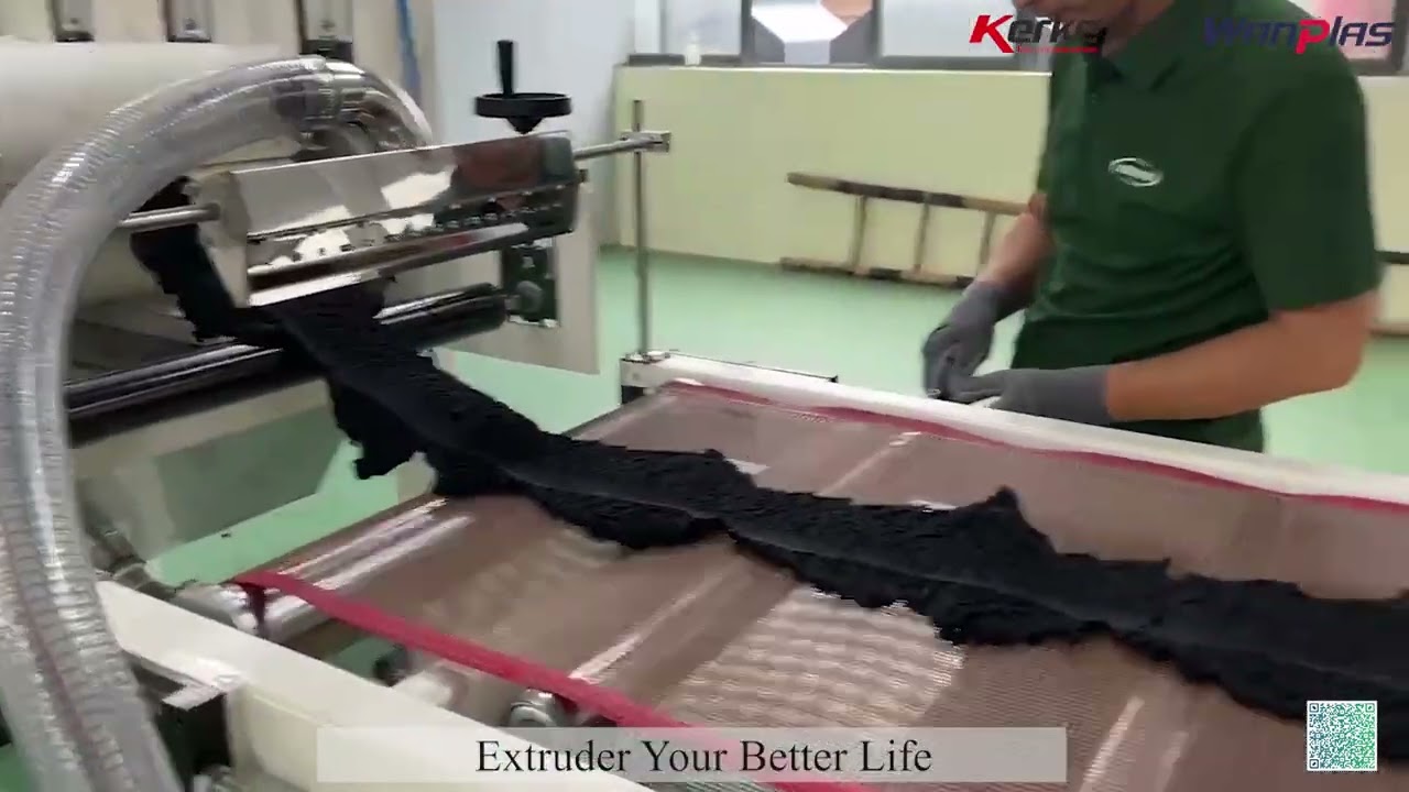 Twin Screw Extruder Designed for Rubber Tire Recycling and Devulcanization
