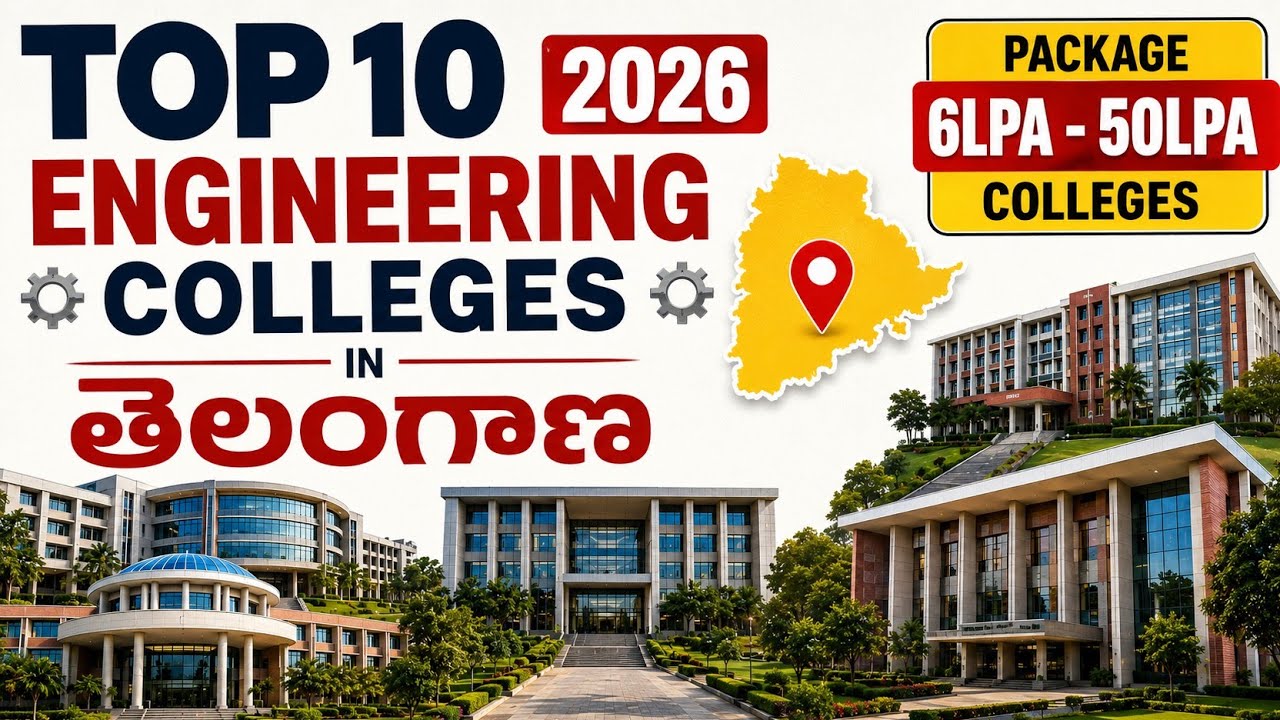 Top 10 Engineering Colleges in Telangana 2026 | Best Colleges for TG EAMCET 2026
