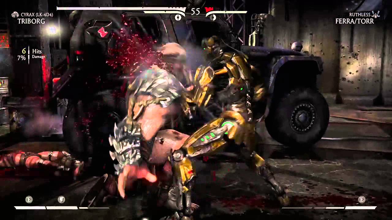 Mortal Kombat X Triborg's FRIENDSHIP Brutality (Sektor Assist)