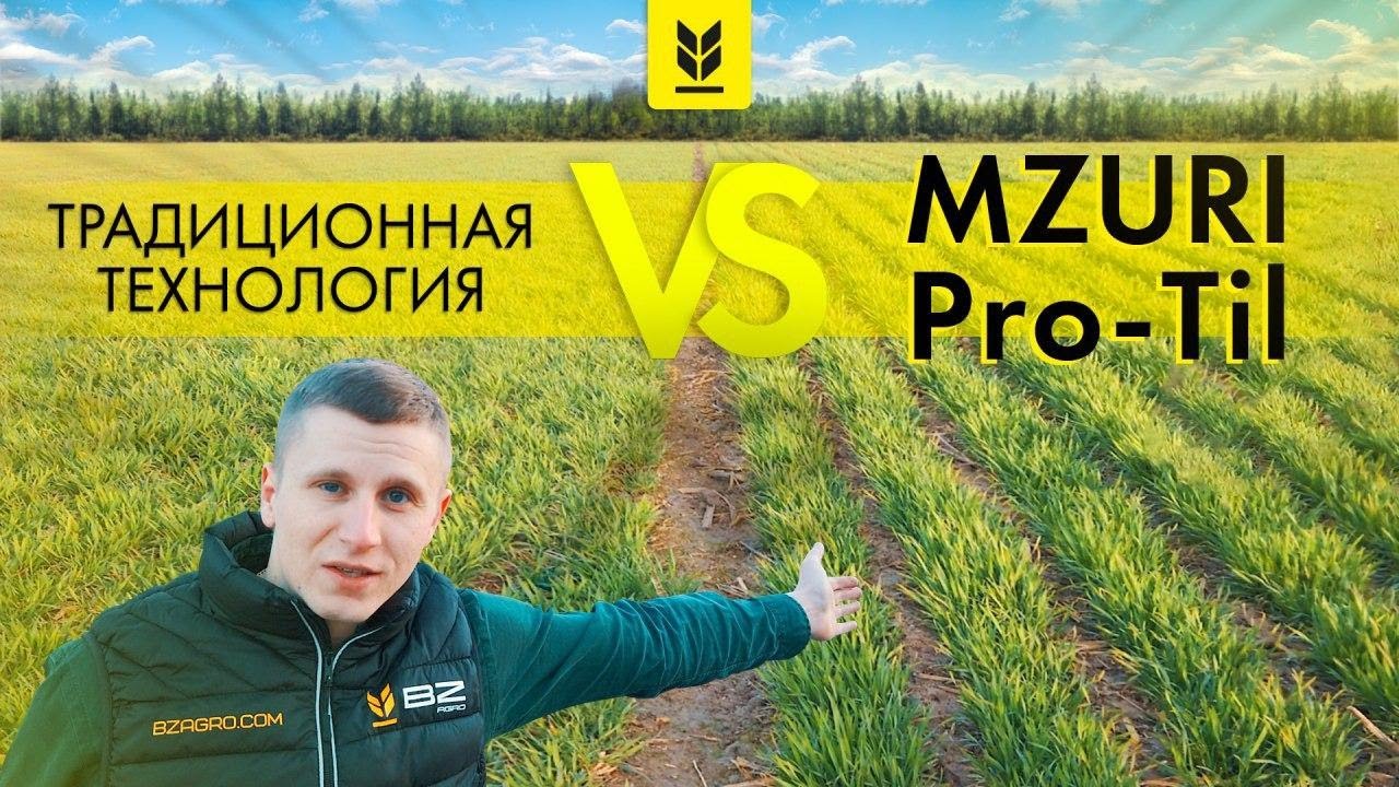 Обработка почвы технологией Strip-Till или традиционная пахота поля? Высокая урожайность от MZURI.
