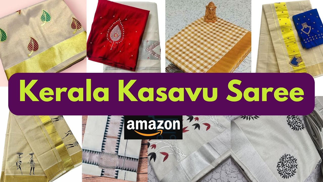 Kerala Sarees | Kerala Kasavu Saree | Kerala Saree Online | Onam Saree Collection #keralasaree