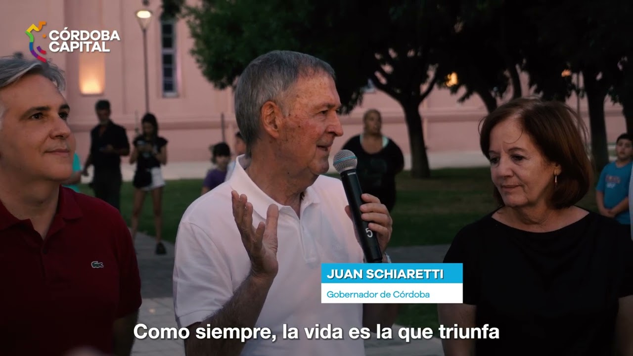 Inauguración del nuevo paseo en la ex cárcel de barrio San Martín