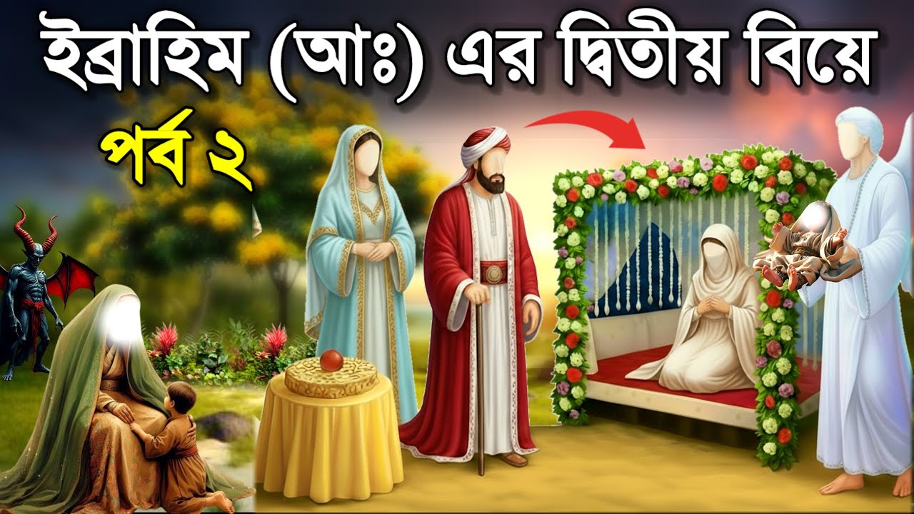 ইব্রাহিম (আঃ) এর দ্বিতীয় বিয়ে (পর্ব ২) || Bibi Hajerar Jiboni || ইসলামিক কাহিনী || islamic story
