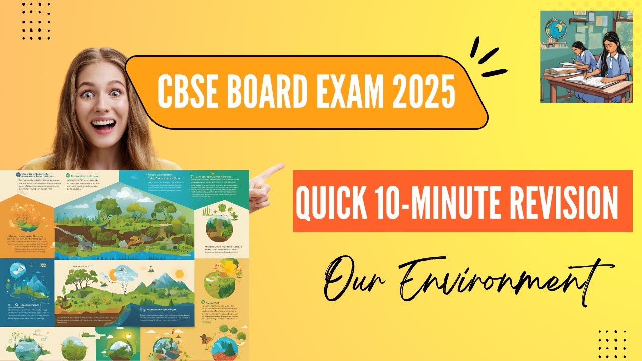 CBSE Board Exam 2025: Quick 10-Minute Revision on Our Environment - Part 1