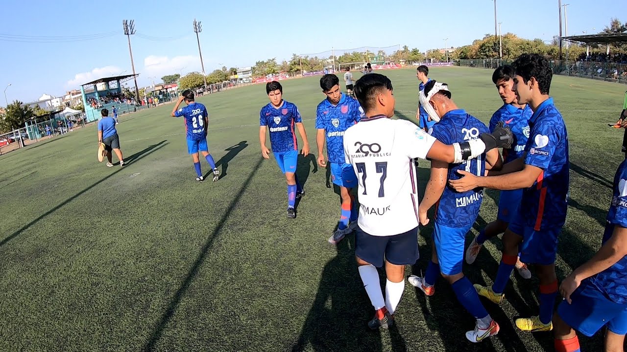 SE DETIENE LA FINAL POR CHOQUE ENTRE JUGADORES LA SANGRE NO PARÓ Y EL JUGADOR SALIÓ Y YA NO REGRESÓ