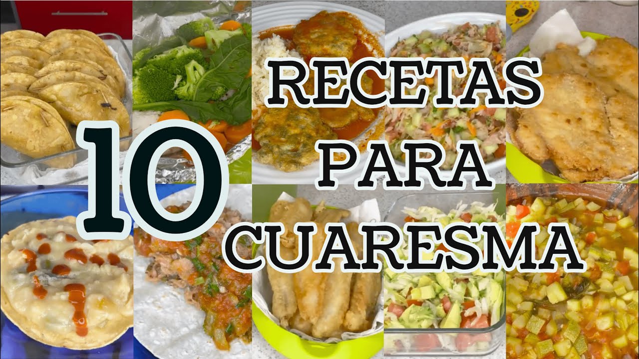 10 Recetas Para Cuaresma | Men&uacute; De Cuaresma #fyp #recetas #viral #parati  #recetasfaciles #fypシ