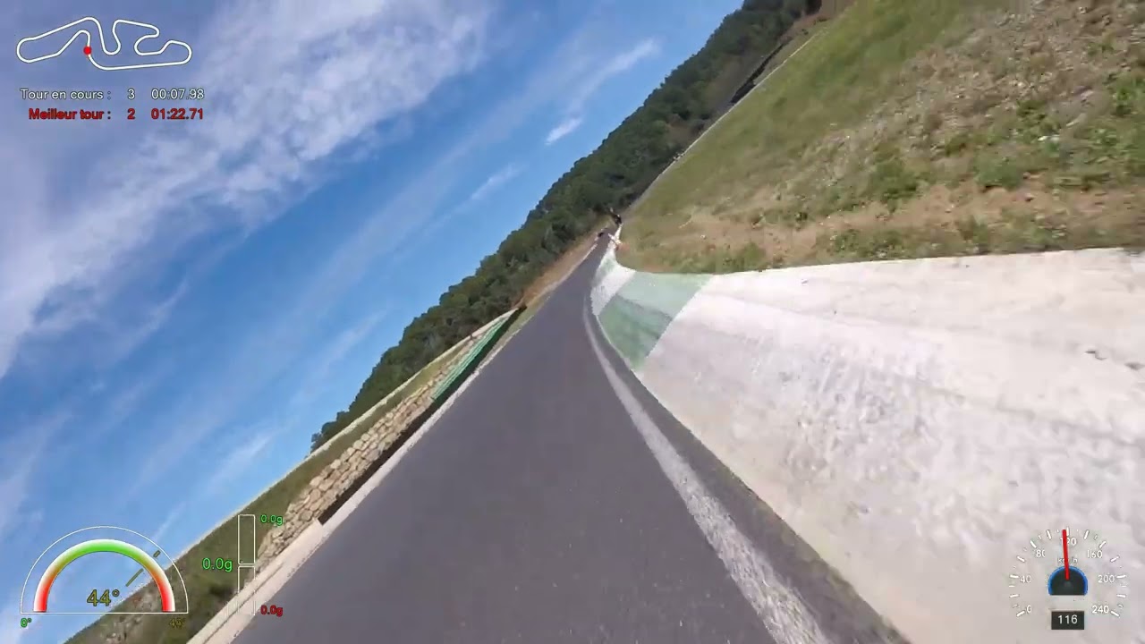Street triple 675 - 1'22 - Pole mecanique Alès - Team orange mécanique 34