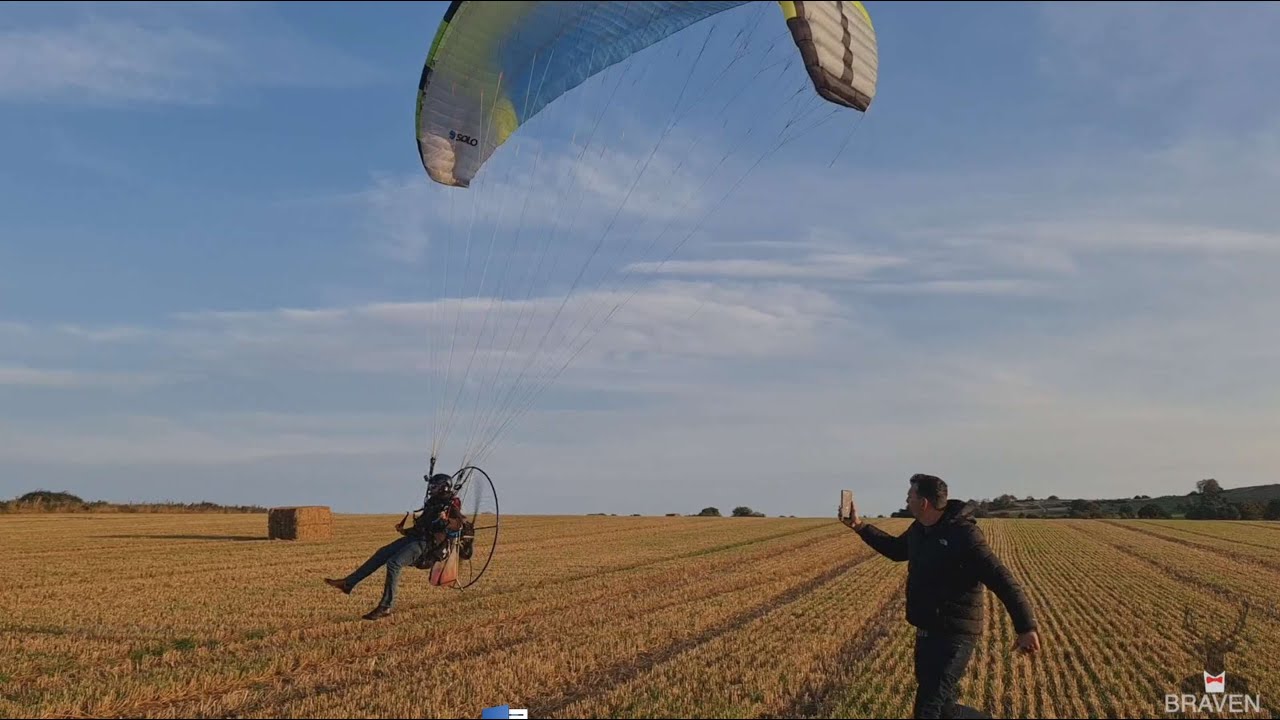 The Shortest Paramotor Flight