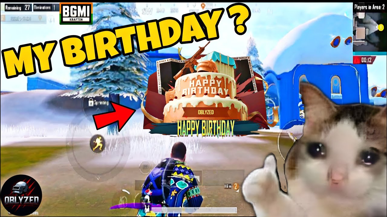 😴 I Played This Match While being Half-asleep | Birthday Special🍰