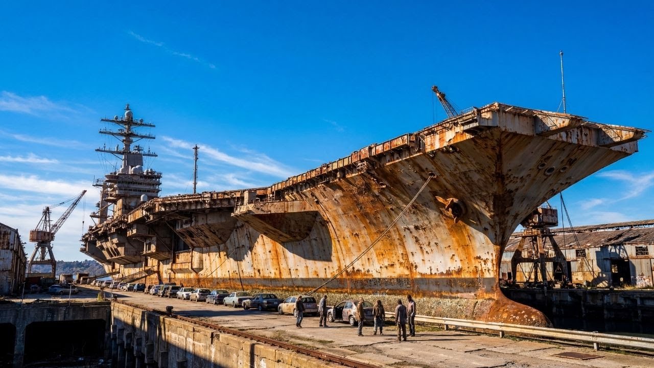 Мы купили старый авианосец USS Abraham Lincoln за 4000 долларов и восстановили его до стоимости в 9