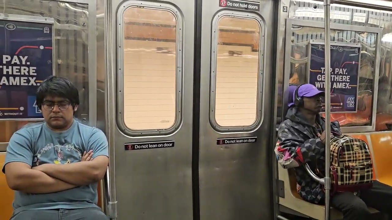 NYCTA: On Board Manhattan and Brooklyn Bound D Train To Coney Island-Stillwell Avenue, Brooklyn