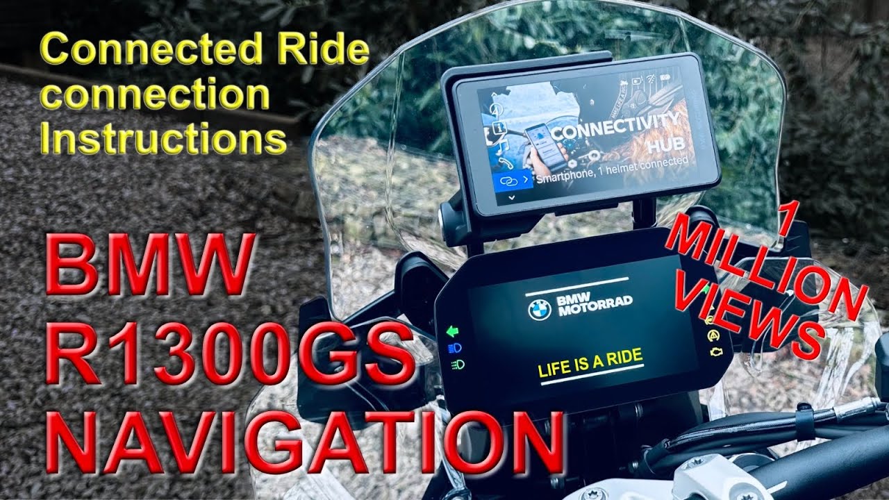 How To Connect Your Phone & Cardo/any Coms To Bmw Gs R1300 - New Connected Ride