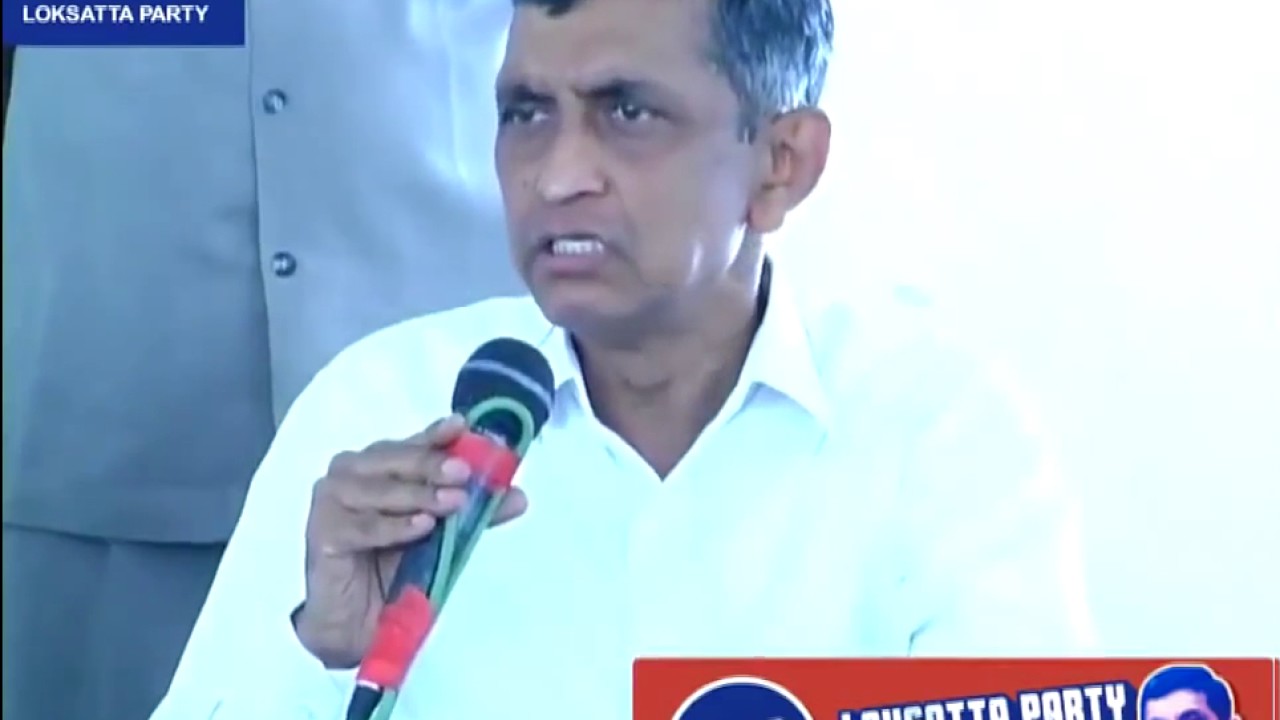 Dr Jayaprakash Narayan JP speech fire in caste based politics  HD