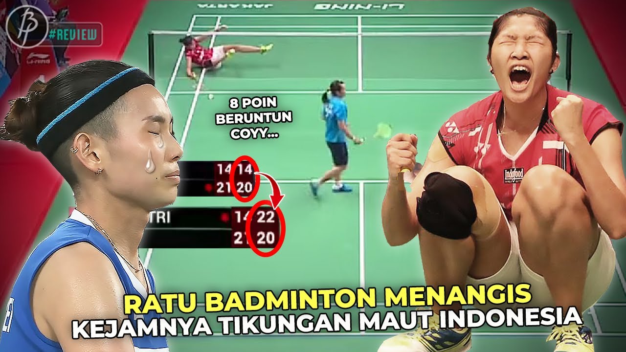 SATU POIN BIKIN NYESEK..!! Ngerinya Epic Comeback Indonesia vs Ratu Tunggal Putri Dunia Tai Tzu Ying