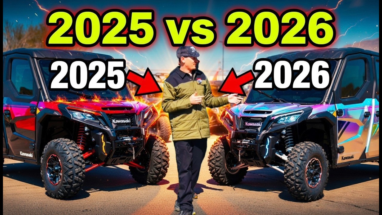 KAWASAKI RIDGE CREW 2025 против 2026 года. Означает ли «новый» лучше?