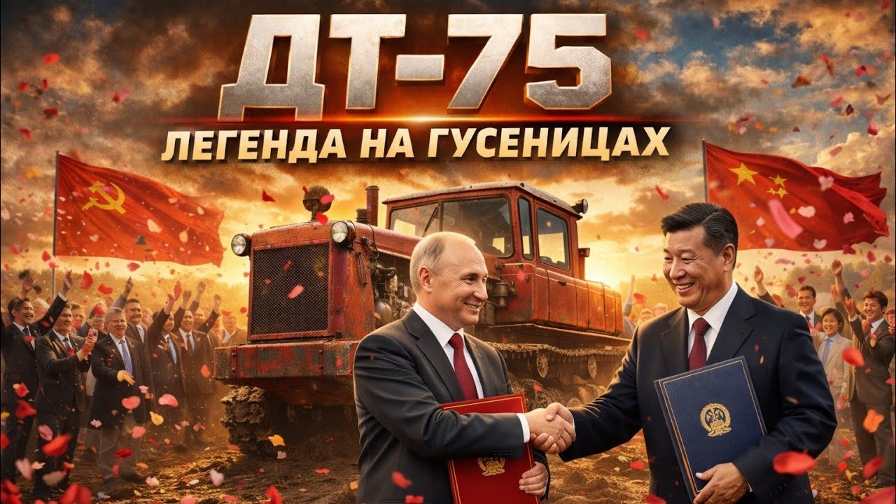 ДТ-75 — Легенда на гусеницах | Мощный советский трактор вблизи