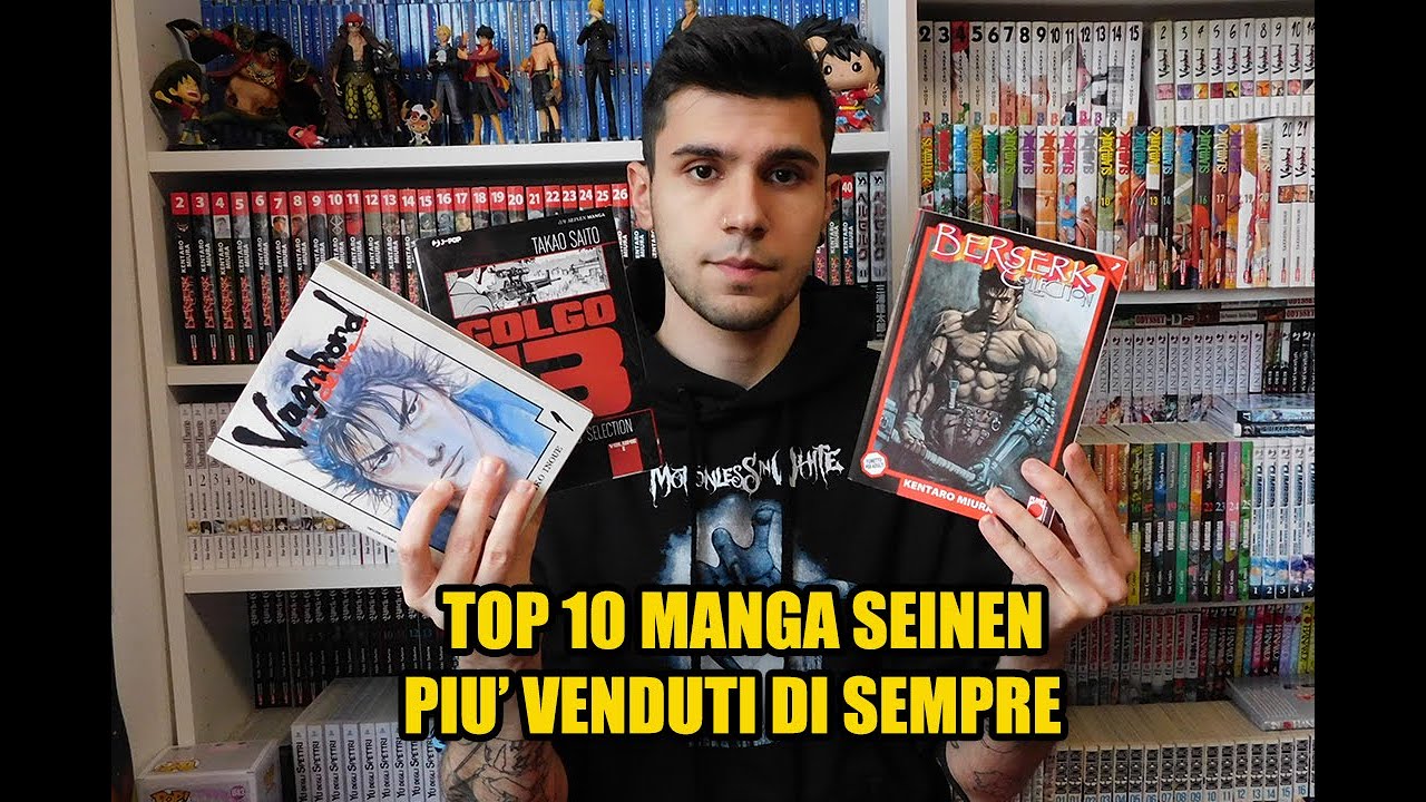 TOP 10 MANGA SEINEN PIU' VENDUTI DI SEMPRE