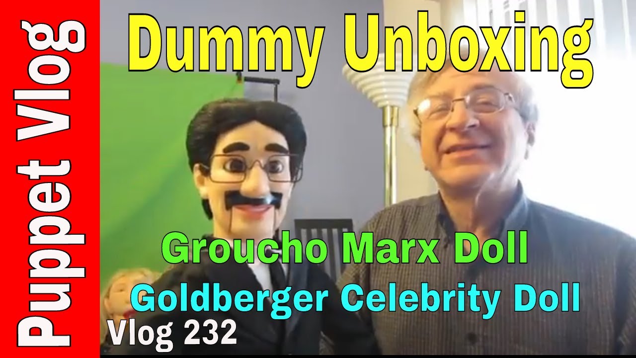 Groucho Marx Ventriloquist Doll/Dummy Unboxing: Celebrity Doll from Goldberger Toys