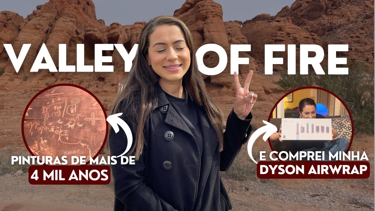 Fui parar num parque milenar próximo a Las Vegas - Conheça o Valley Of Fire, cheio de geologia
