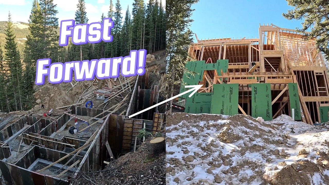 Fast Forward to Month 4 of our New Home Build in Alma, Colorado!