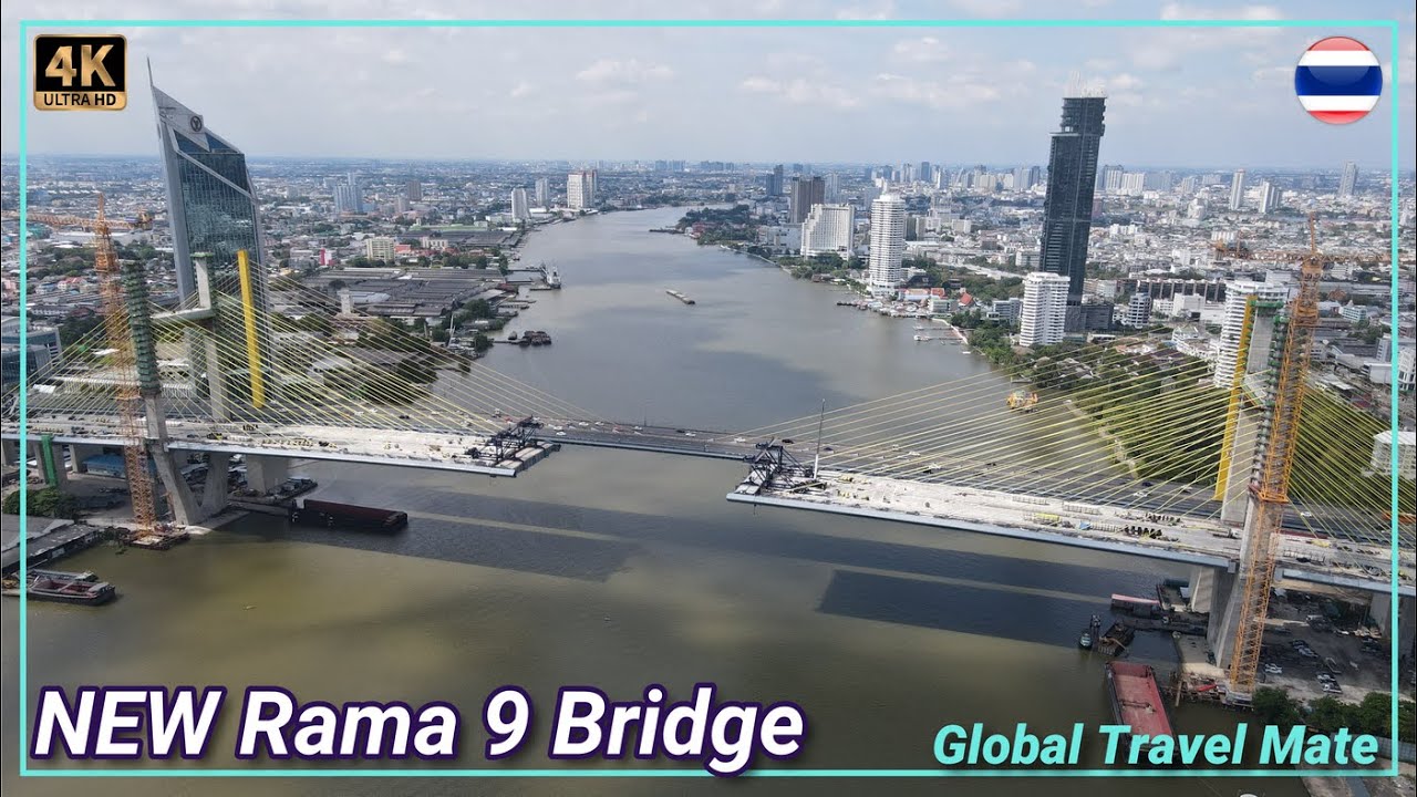 NEW Rama 9 Bridge Construction Update 🇹🇭 Thailand