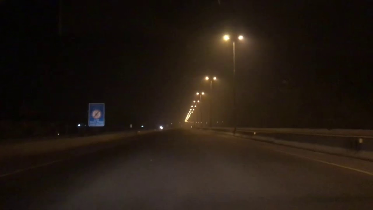 A glimpse of Lahore Ring Road - At Night