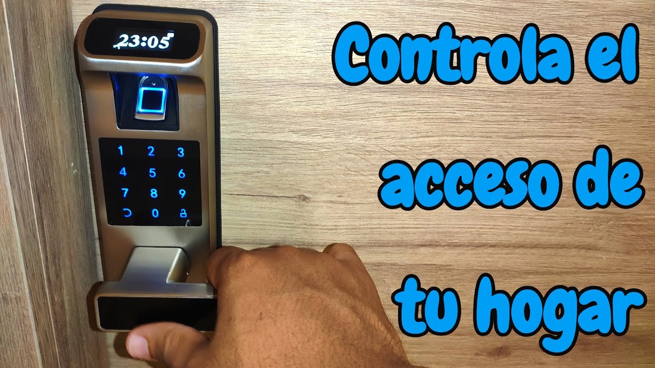 CERRADURA con sensor de HUELLA DACTILAR - Análisis en ESPAÑOL de HARFO F01 - Casa Eficiente