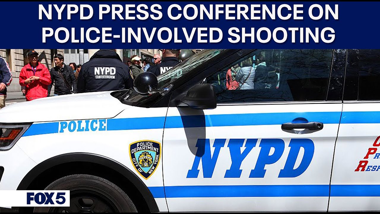 NYPD Press Conference on an officer-involved shooting in Brooklyn, New York