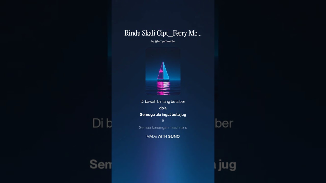 #Lagu Ambon Terbaru #Rindu Skali Cipt_Ferry Moledjo
