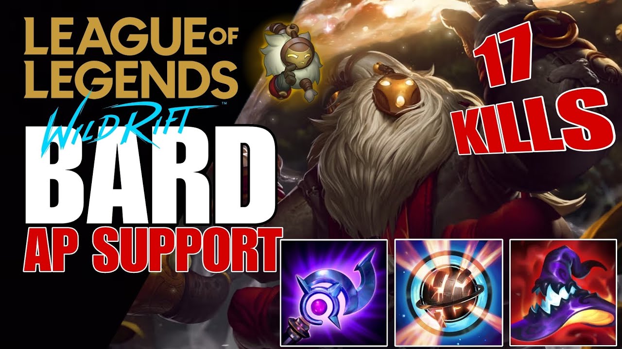 WILD RIFT: BARD SUPPORT NAH FULL AP CARRY, THIS SUPPORT BARD DOES MORE DAMAGE THAN THE ADC